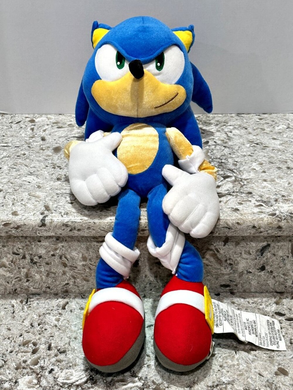 SEGA Sonic the Hedgehog Plush Doll Stuffed Animal Toy 24" Jumbo Gaming Character